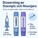 Dosering av Ozempic och Mounjaro